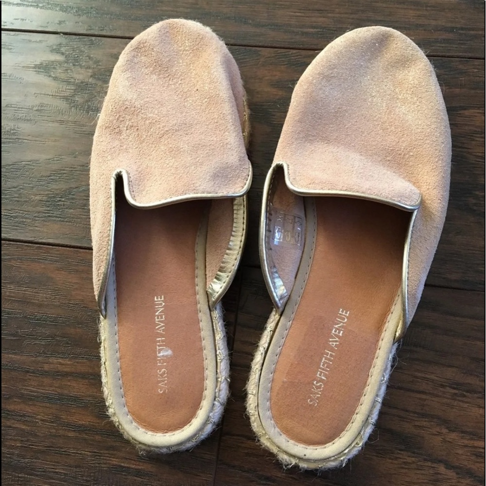 Saks Fifth Ave. mules